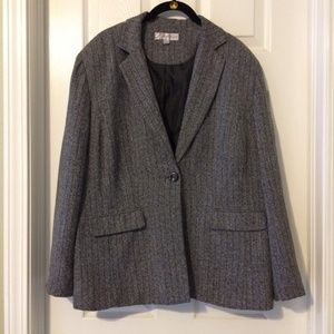 Womens Larry Levine Dressbarn 18W Blazer